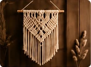 Macrame wall hanging