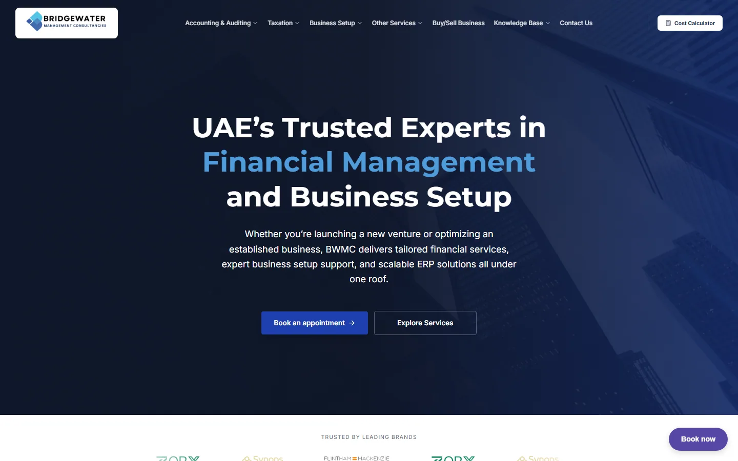BWMC website preview